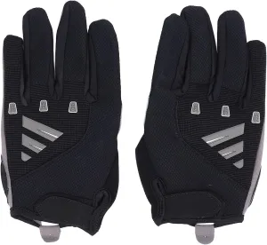 Touchscreen Cycling Gloves, Shock Absorbing Full Finger Workout Gloves with Anti Slip Grip for Outdoor Riding