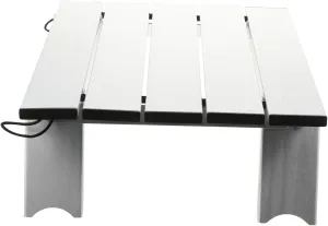TOYANDONA Portable Aluminum Folding Table Compact Picnic Table with Storage Bag for Camping Hiking and Outdoor Activities Easy to Use and Store for Family Gatherings