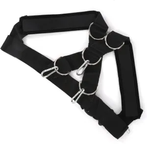 Training Harness Vest with Weight Bearing Shoulder Strap, Padded Shoulder Straps for Bands, Pulling Sled,