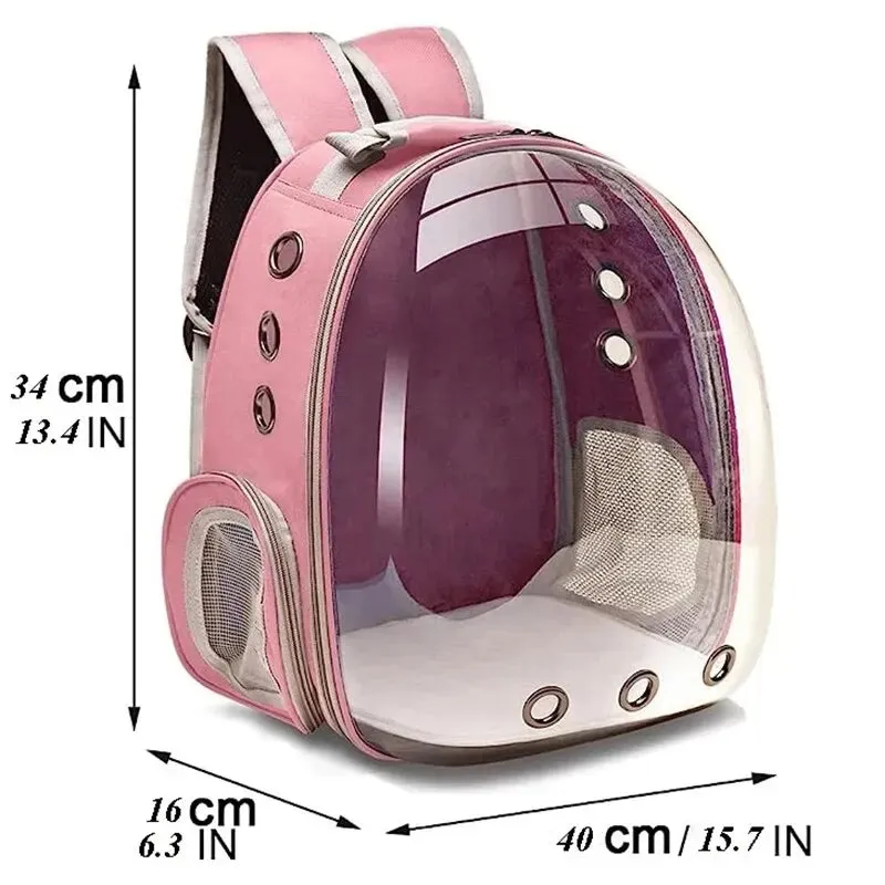 Transparent Cat Pet Carrier Backpack for Travel