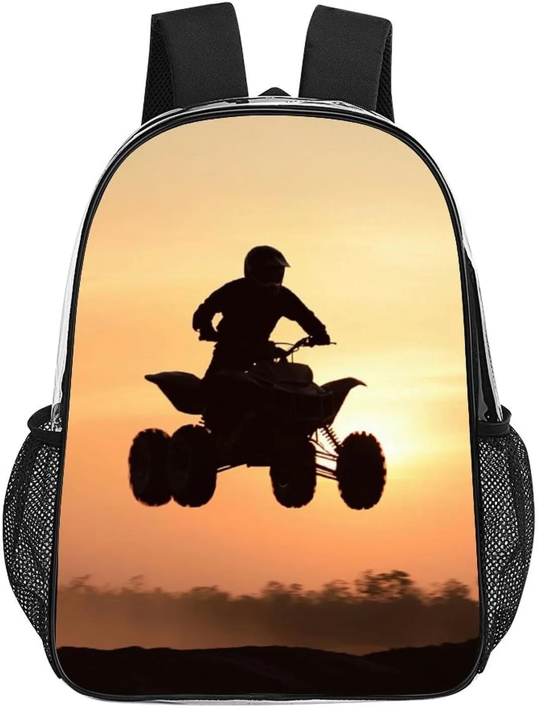 Transparent Daypack Backpack for Climbing Outdoors Running - Big Capacity Multipurpose Anti-Theft Bookbag, Atv Or Quad Dirt Bike Travel Hiking & Camping Rucksack