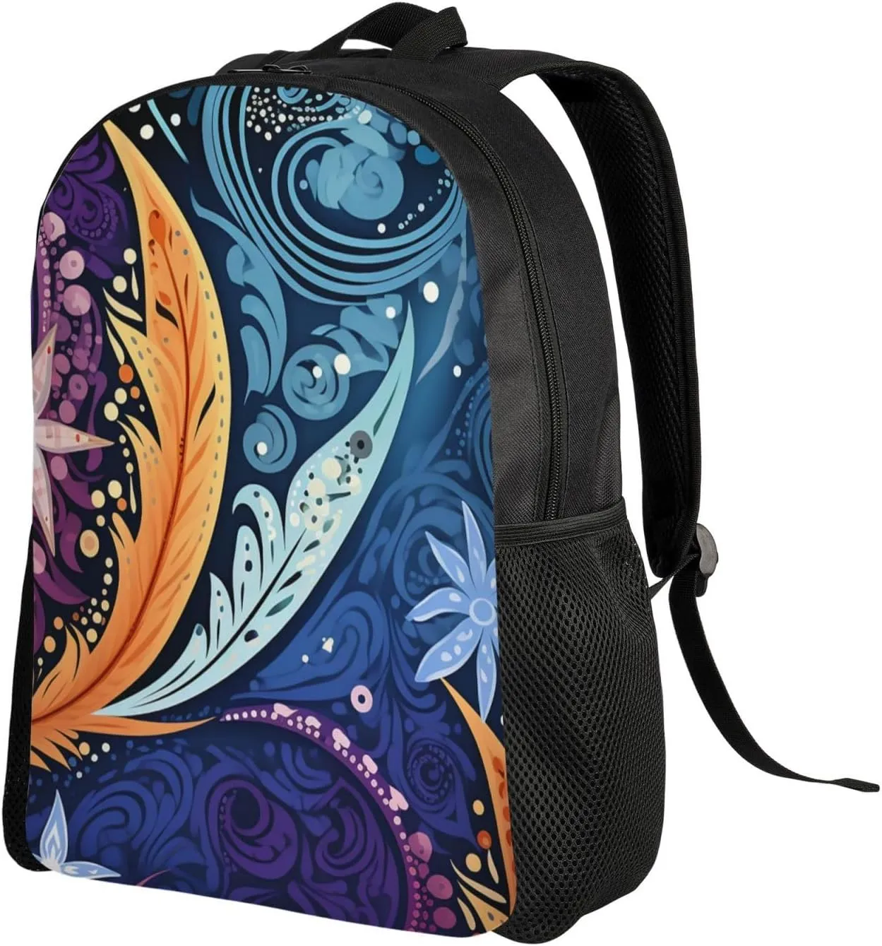 Travel Backpack for Women Men Carry On Backpack Waterproof 15.6inch Laptop Backpack Aboriginal patterns