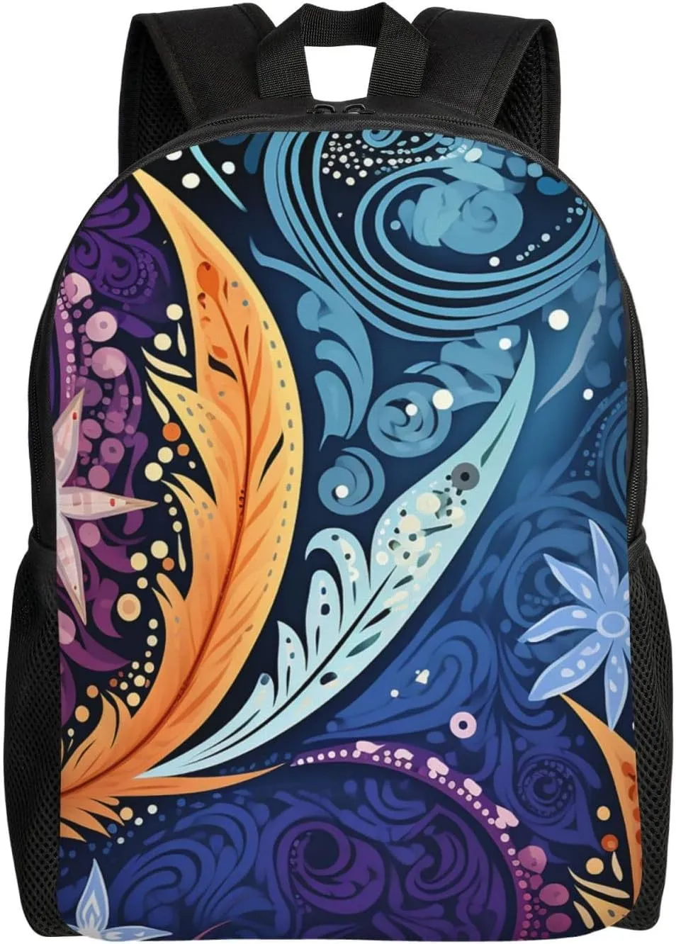Travel Backpack for Women Men Carry On Backpack Waterproof 15.6inch Laptop Backpack Aboriginal patterns
