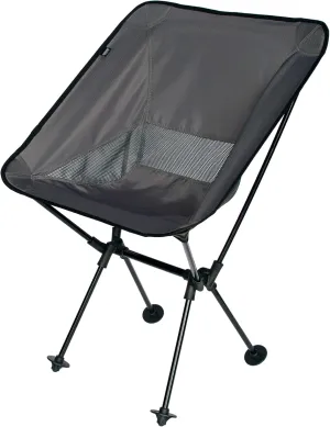 TravelChair Roo Camping Chair, Wide & High, Black