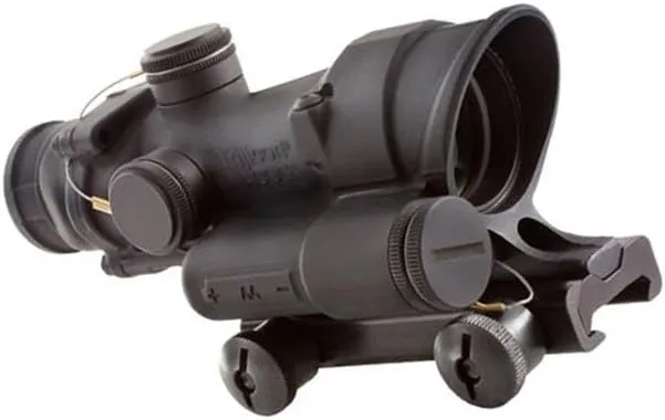 Trijicon TA02-D-100391 ACOG 4x32mm LED Illuminatedx 40mm, Green, 223 Chevron Reticle with TA51 Mount, Black