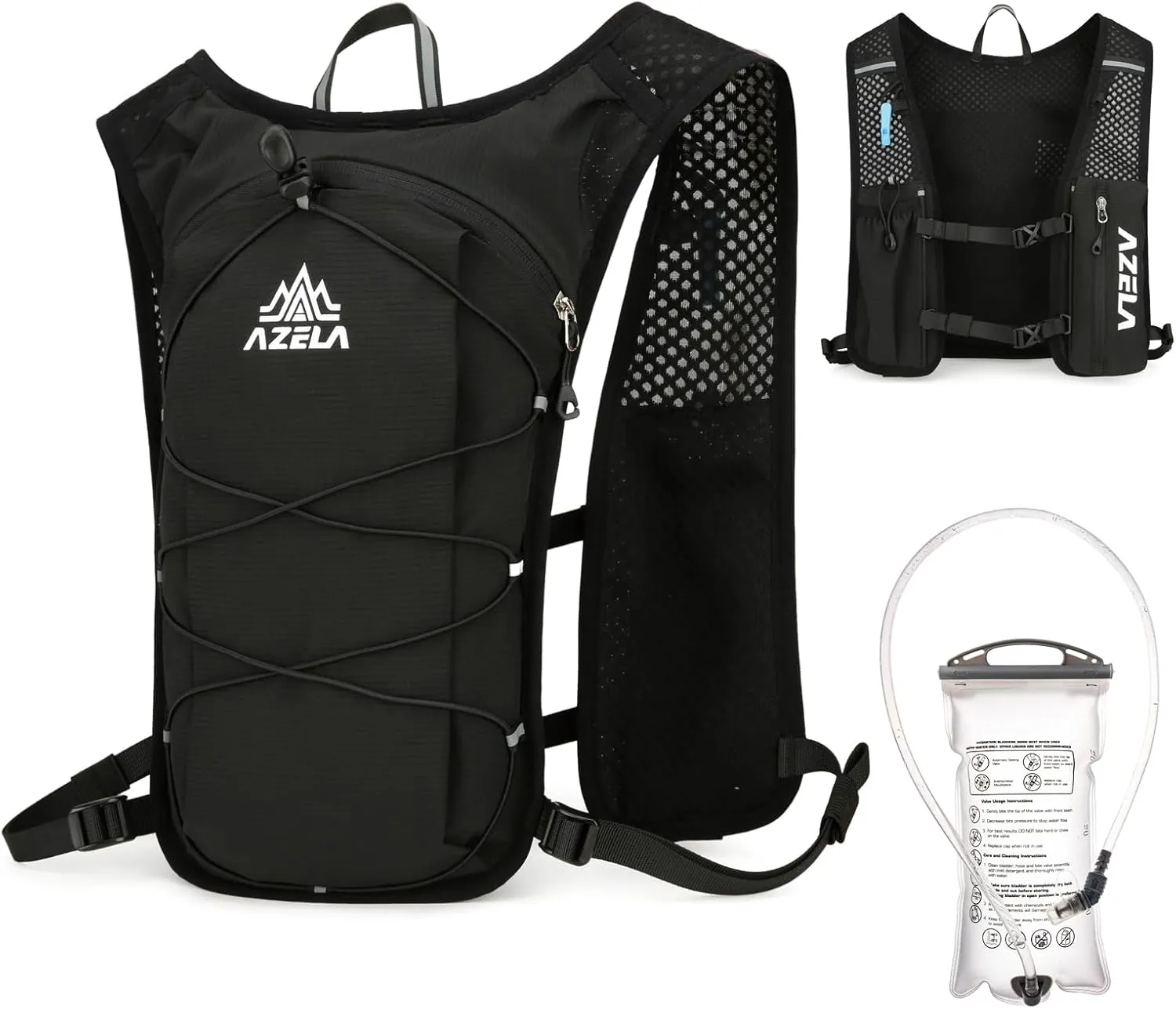 TRIWONDER Running Hydration Vest 5L 7L Lightweight Hydration Pack Backpack Hydro Daypack for Trail Marathoner Running Race Cycling Daypack