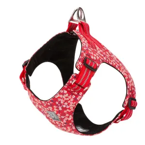 True Love Floral Doggy Harness - Red, XS