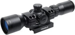 TRUGLO Tru-Brite 30 Series 3-9x42mm Tactical Hunting Shooting Durable Waterproof Fogproof Shock Resistant 30mm Aluminum Tube Dual-Color Illuminated Reticle Riflescope with Mount Included