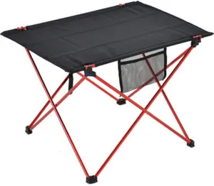 Ultralight Foldable Camping Picnic Table Waterproof Compact Roll Up Tables with Carrying Bag for Outdoor Hiking Beach Picnic BBQ,Orange