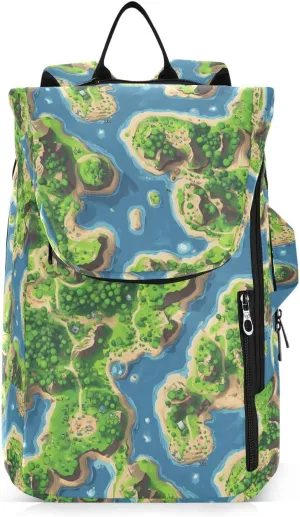 Unisex Tennis Bag Water Resistant Cartoon Game Map 2 Rackets Tennis Racket Cover Bag Gym Bag for Women Men bolso para guardar raquetas tennis