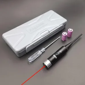 Universal Laser BoreSighter for .17 to .78 Caliber Pistols, Rifles, and Shotguns, Red or Green Laser Boresight Kit with Press Switch