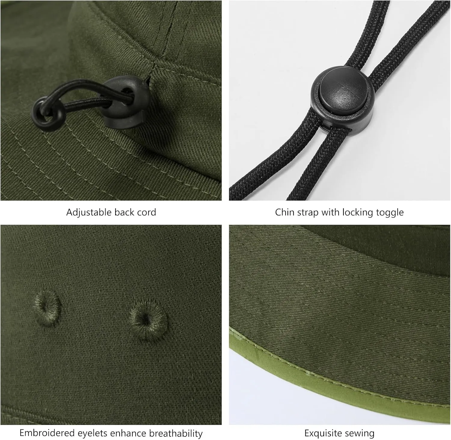UPF 50  Foldable Sun Hat Patterned Under Brim Bucket Hats for Summer Hiking Fishing Beach Safari Men Women
