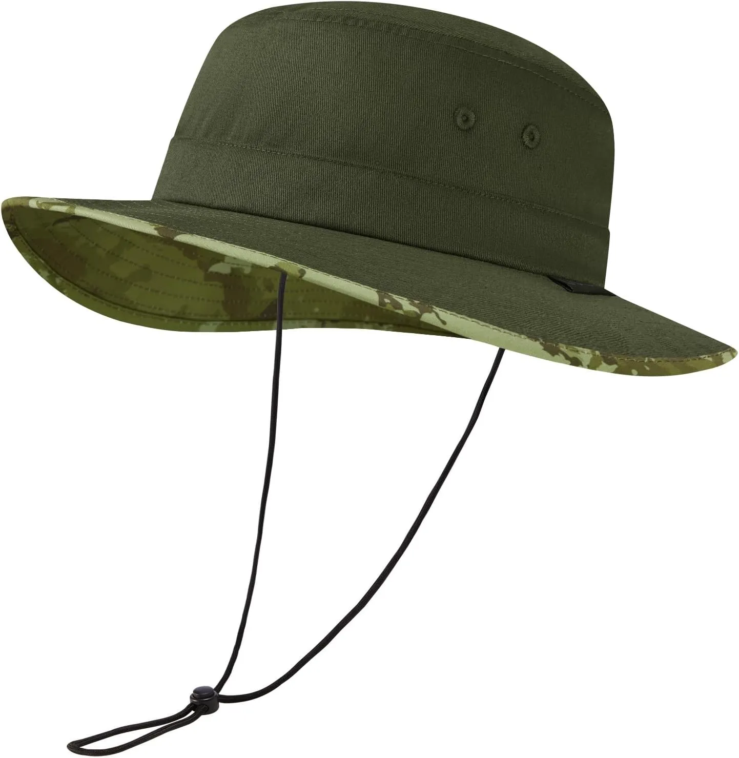 UPF 50  Foldable Sun Hat Patterned Under Brim Bucket Hats for Summer Hiking Fishing Beach Safari Men Women
