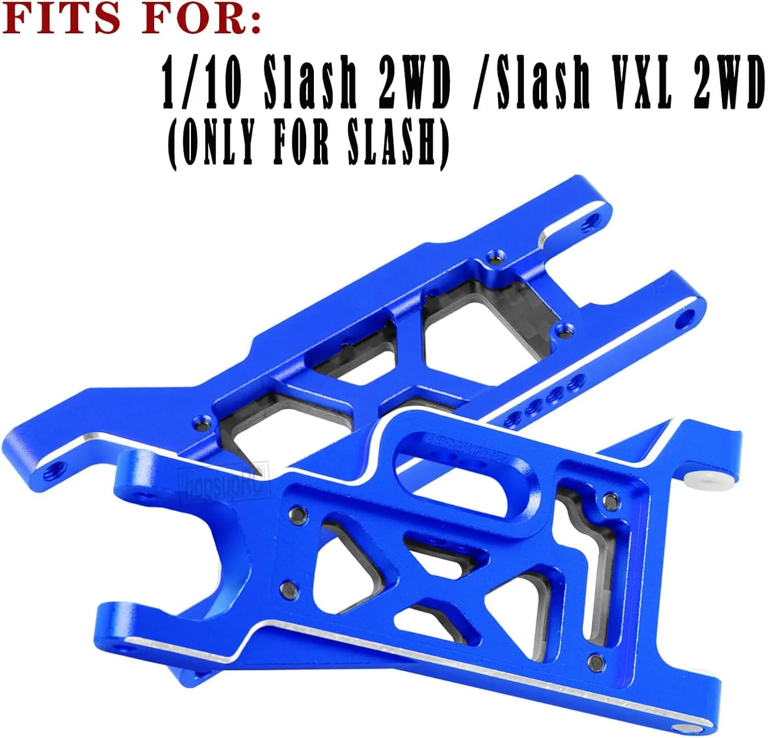 Upgrades Parts for 1/10 Slash 2WD,Slash VXL 2WD RC Shocks&Front Rear Suspension A Arms&Caster Block&Steering Blocks&Rear Stub Axle Carriers&Drive Shaft CVD&Hex Hub&Turnbuckles Camber Link,Navy Blue