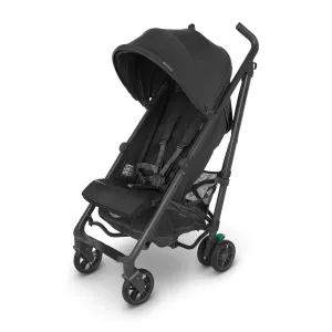 UPPAbaby G-Luxe Umbrella Stroller/Lightweight Design for Easy Travel/One-Step Fold   Recline/XL Basket   Canopy/Cup Holder Included/Jake (Charcoal/Carbon)