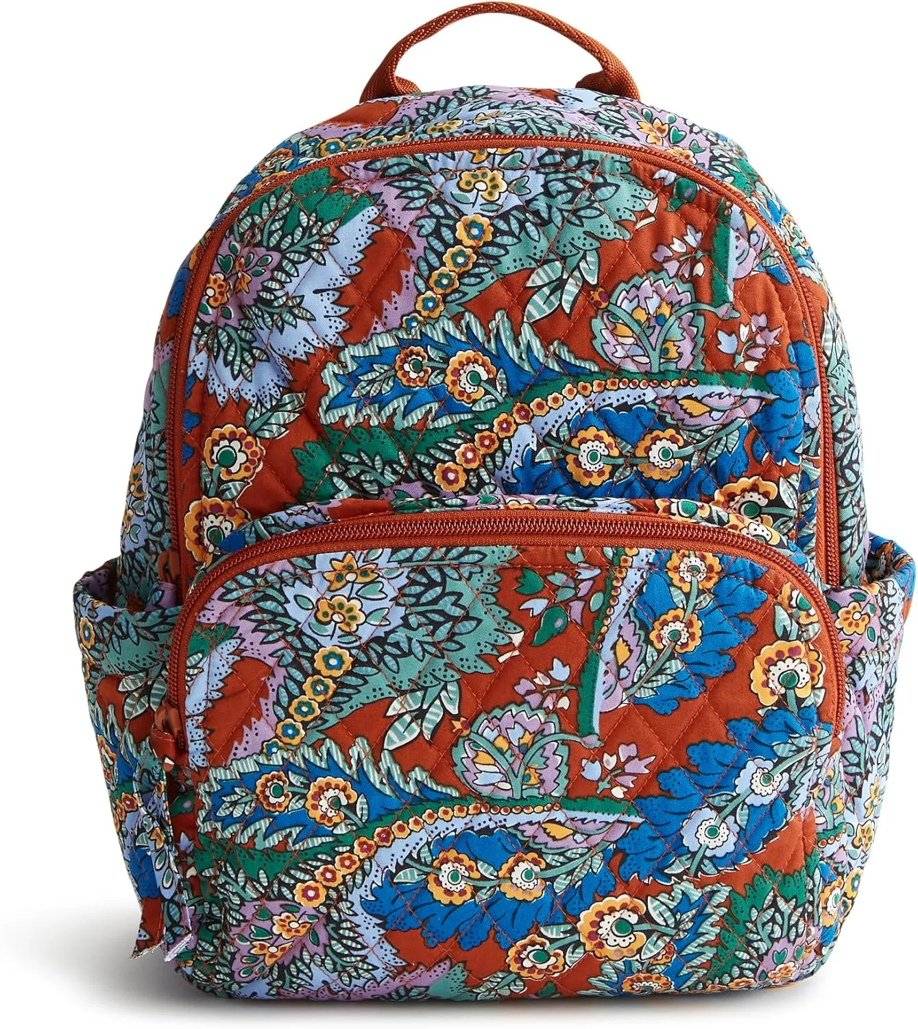 Vera Bradley Premium Cotton Small Banbury Backpack, Flowers   Feathers