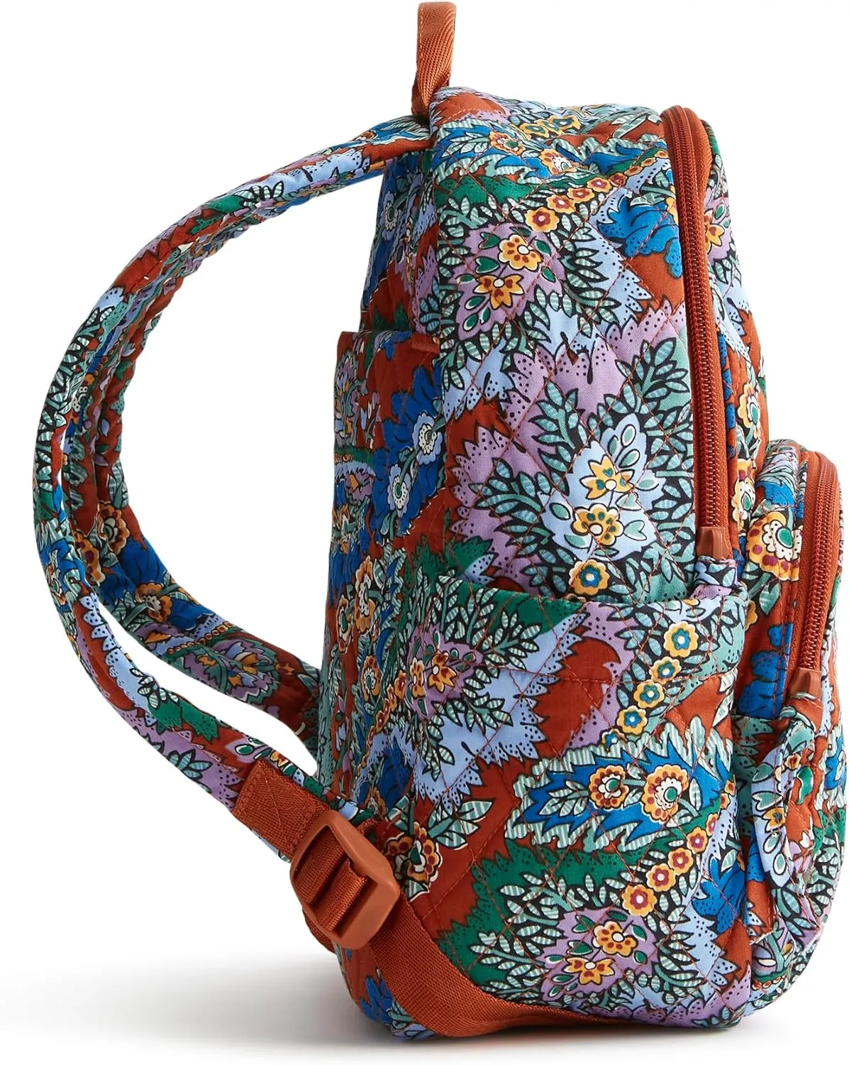 Vera Bradley Premium Cotton Small Banbury Backpack, Flowers   Feathers