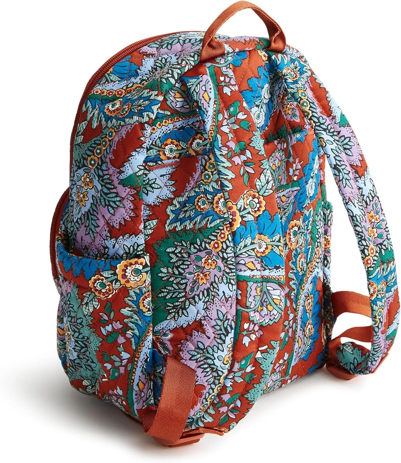 Vera Bradley Premium Cotton Small Banbury Backpack, Flowers   Feathers