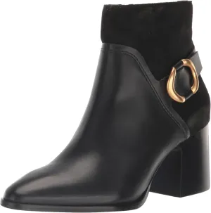 Vince Camuto Women's Evelanna Stacked Heel Bootie Ankle Boot