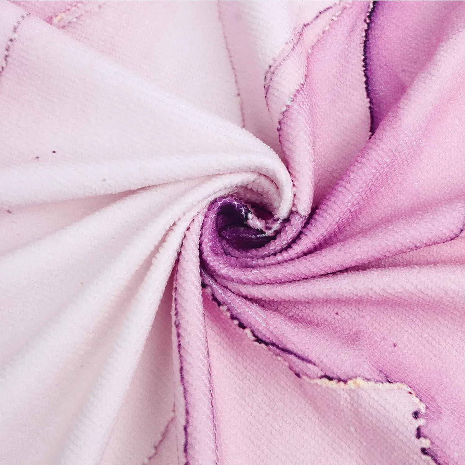 Violet Mist Microfiber Beach Towels Oversized Round Tie-Dye Beach Blanket Sand Free Quick Dry Hippie Boho Circle Bath Towel Absorbent Bohemian Meditation Rug Yoga Mat Throw Fringe Tapestry 60" CR