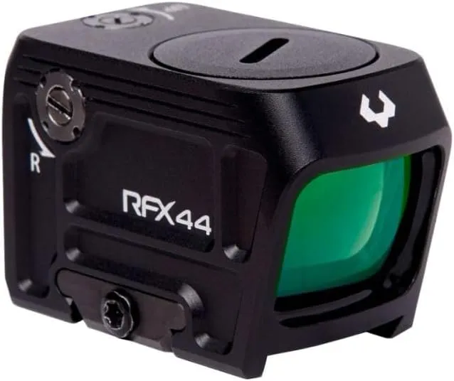 Viridian RFX Closed Emitters, Green Dot Reflex Sights, 3 MOA Dot, Shield RMSc, Docter and RMR Mountings, G Adapter, Includes Picatinny Mount