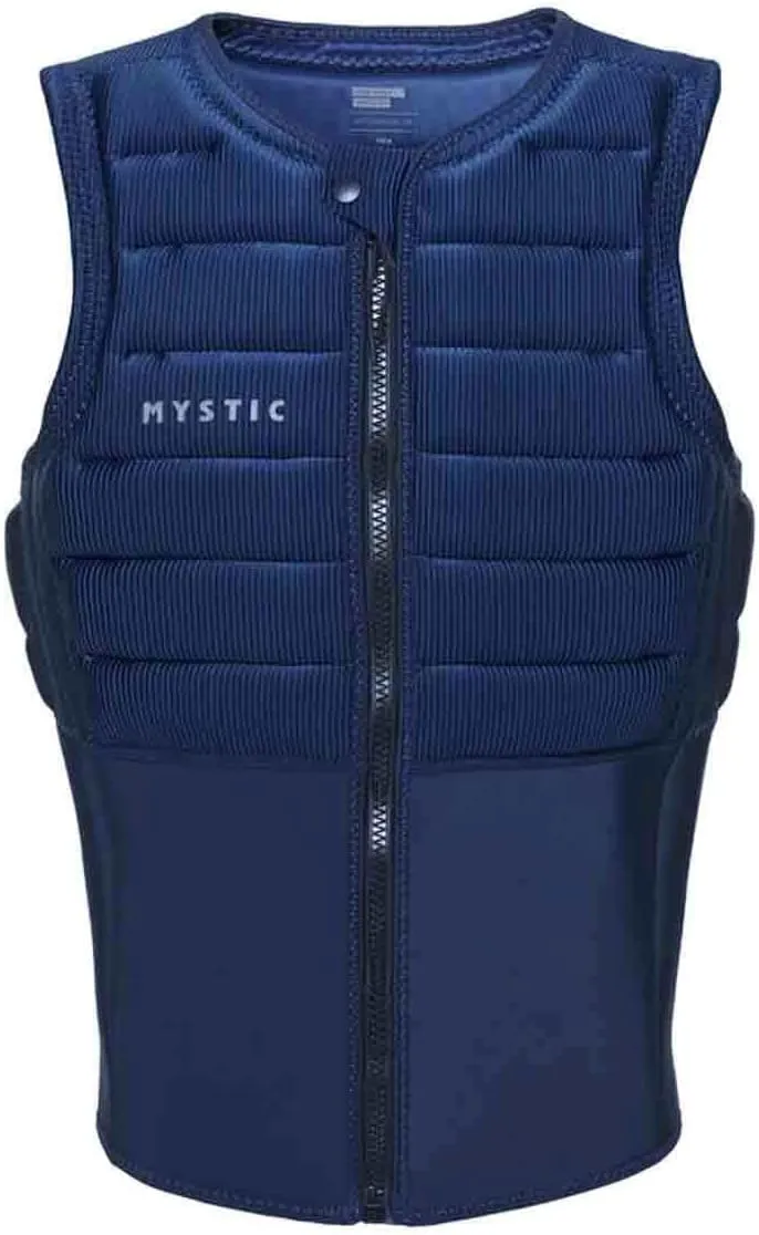 Watersports - Surf Kitesurf & Windsurfing Mens Majestic Front Zip Impact Vest Top - Night Blue - Easy Stretch