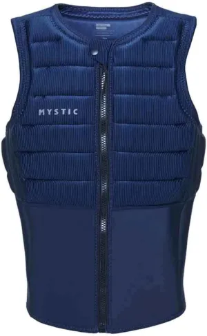 Watersports - Surf Kitesurf & Windsurfing Mens Majestic Front Zip Impact Vest Top - Night Blue - Easy Stretch