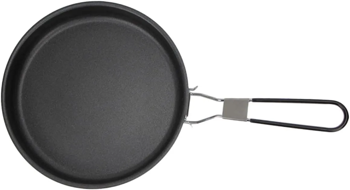 Wear Resistant Folding Camping Skillet Non Stick Egg Pan for Daily Use Frying Pan for Outdoor Cooking Camping Gear