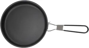 Wear Resistant Folding Camping Skillet Non Stick Egg Pan for Daily Use Frying Pan for Outdoor Cooking Camping Gear