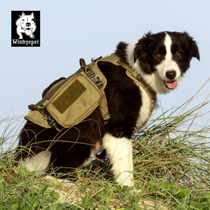 Whinhyepet Military Harness - Army Green, M