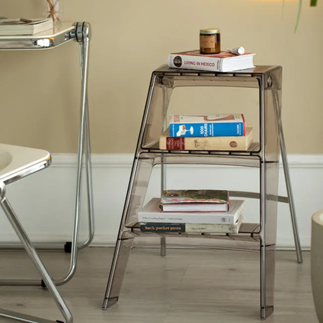 Whobrey Acrylic Ladder Side Table