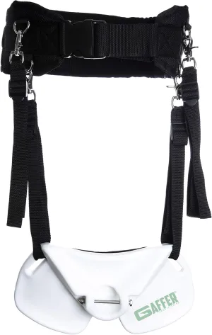 Wide Body Fishing Belt Waist Rod Holder - ABS Gimbals with Stainless Steel Locking Pin, EVA Foam Padding