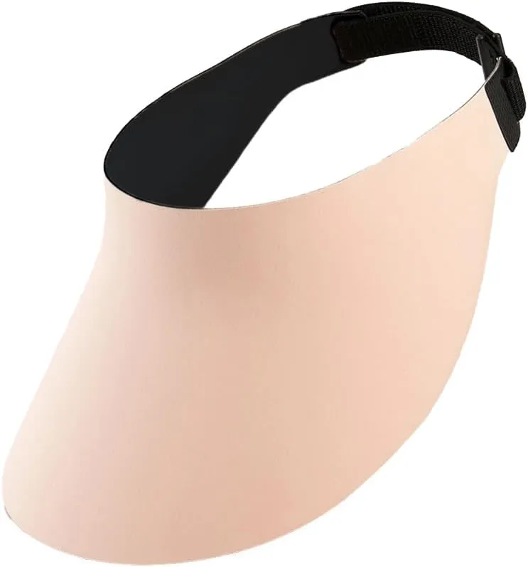 Women's Sun Visor Hat Wide Brim Sport Visor Adjustable Tennis Golf Visor Summer Ponytail Beach Sun Cap UPF50 