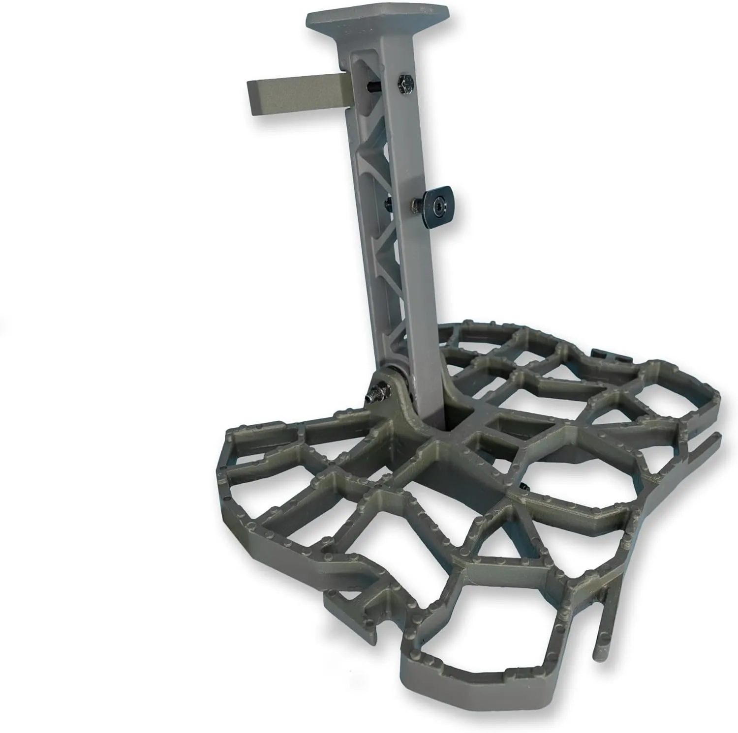 XOP Edge Aluminum Tree Saddle Platform - Adjustable Saddle Hunting Platform - Tree Saddle Hunting System,XOP Green/Grey