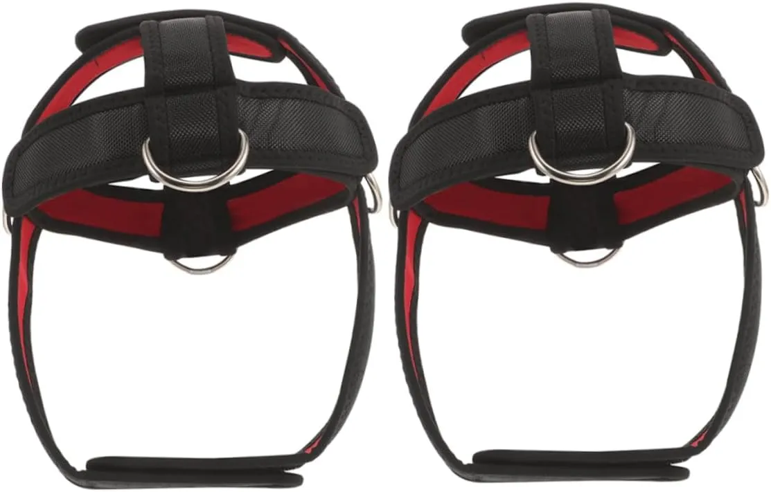 Yardwe Strength Training Neck Harness 2pcs Padded Head and Neck Trainer for Muscle Building and Comfortable Workout