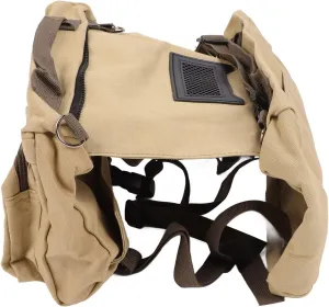 Ymiko Dog Saddle Bag, Adjustable Service Dog Supply Backpack Hound Backpack Travel Camping Hiking Training Saddle for Small Medium Large to Wear