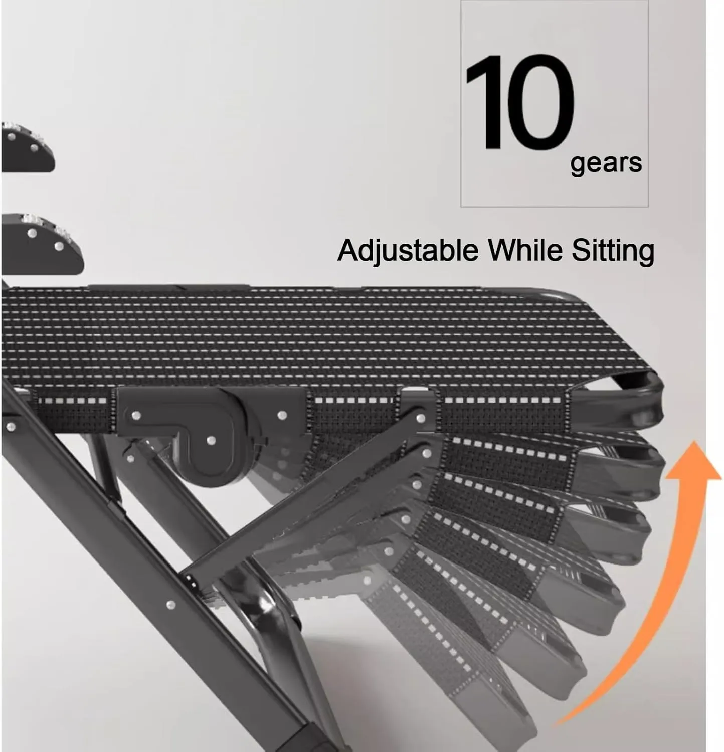 ZTGL B, Camping Cot Foldable for Adults, Portable Travel Camp Cots, Adjustable Folding Patio Lounge Chair, Outdoor Lounge Chair, Sunbathing Lounge Chairs